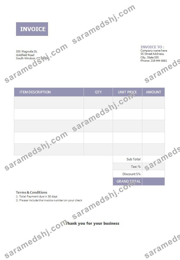 Basic Invoice Template